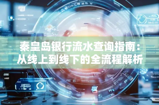 秦皇岛银行流水查询指南:从线上到线下的全流程解析