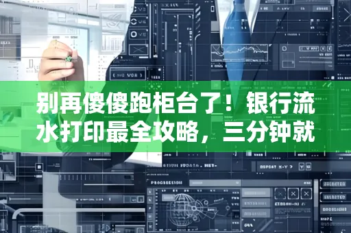 别再傻傻跑柜台了!银行流水打印最全攻略,三分钟就搞懂