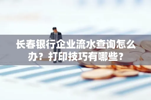 长春银行企业流水查询怎么办?打印技巧有哪些?