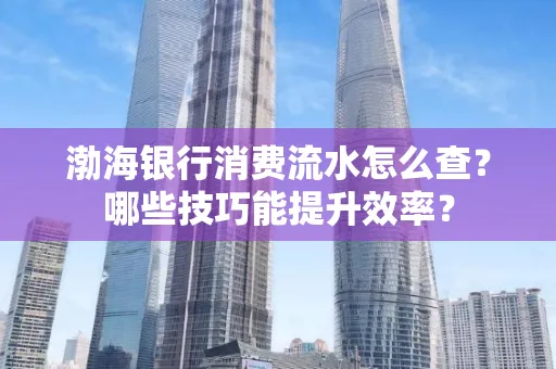 渤海银行消费流水怎么查?哪些技巧能提升效率?