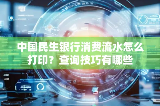 中国民生银行消费流水怎么打印?查询技巧有哪些