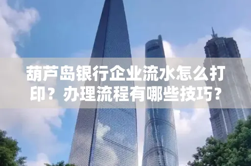 葫芦岛银行企业流水怎么打印?办理流程有哪些技巧?