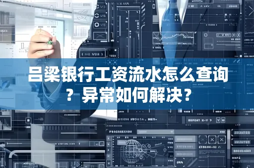 吕梁银行工资流水怎么查询?异常如何解决?
