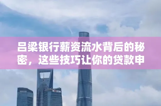 吕梁银行薪资流水背后的秘密,这些技巧让你的贷款申请快人一步