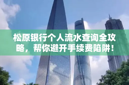 松原银行个人流水查询全攻略,帮你避开手续费陷阱!