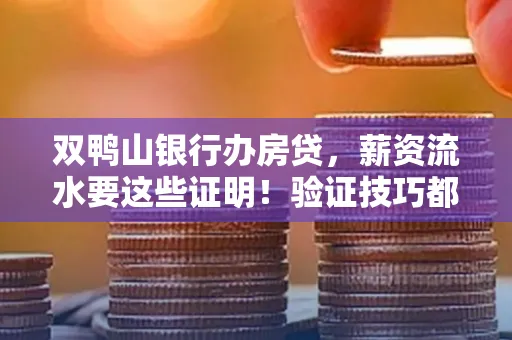 双鸭山银行办房贷,薪资流水要这些证明!验证技巧都在这里!
