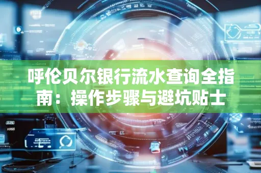 呼伦贝尔银行流水查询全指南:操作步骤与避坑贴士