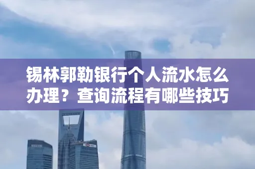 锡林郭勒银行个人流水怎么办理?查询流程有哪些技巧?